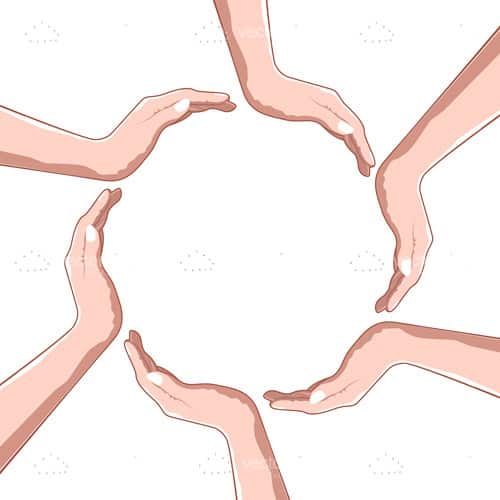 Hands Forming Circle